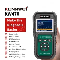 KW470 Automotive Fault Diagnosis Instrument Engine Fault Reading Fault Code Query Playback Function Testing Tools