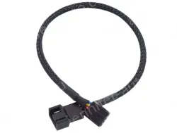 PWM one-point temperature control cooling fan extension cable 1in 1out