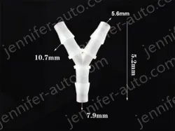 7.9mmY-shaped tee