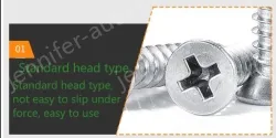 Flathead Cross M4*10