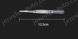 Stainless steel tweezers Straight round head (304 models) 12.5cm