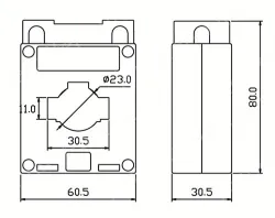 Current transformer YDBH0.66-40I-A-200/5A closed transformer