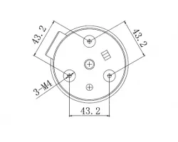 Small warning lightsLTE-1083 DC12V Red