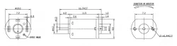 Precious metal-brush motors