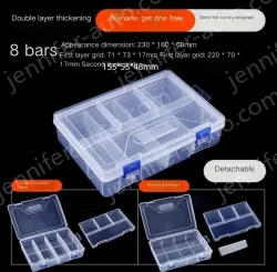 Two thickened materials 8 grids double-layered