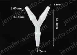 3.8mmY-shaped tee