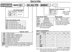 Air Slide Table MXS Series