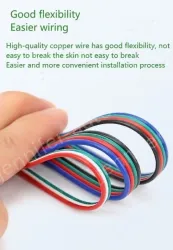 LED light connecting cable 18AWG*2 and (34/0.178TS)