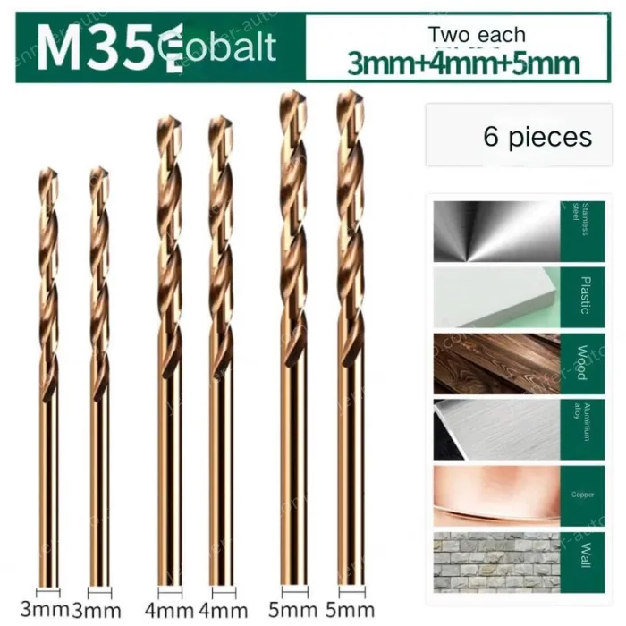 3mm, 4mm, 5mm each