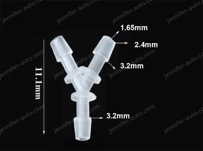 2.4mmY-shaped tee