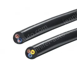 3 cores Black Cable 0.75mm Nominal cross-section