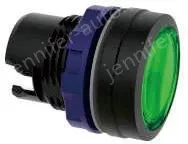 Blue transparent button, plastic edge, can be equipped with lamp holder module