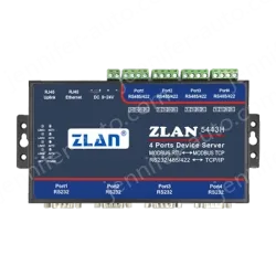 4 RS232 serial ports and 4 RS422/485 serial ports Serial Device Server