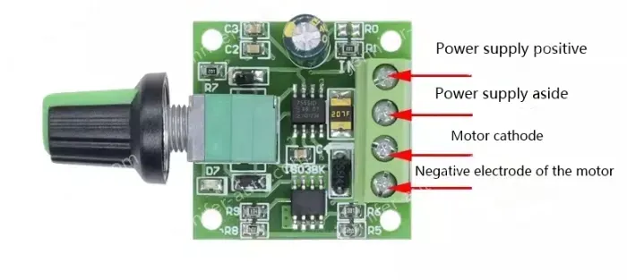 PWM DC motor governor DC2.2-12V speed regulation module