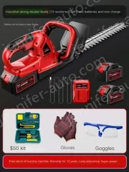 Industrial powerful double-edged 10-cell 5.0Ah two batteries and one charger