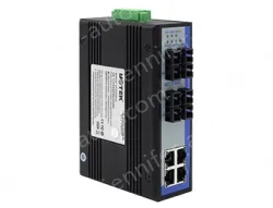 UOTEK 100M 4 Fiber Ports 4 RJ-45 Ports Industrial Switch