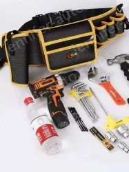 The yellow edge upgrade middle pocket can be equipped with an electric drill + hook included