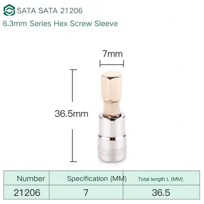 Xiaofei 7mm with a total length of 36.5mm-21206
