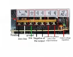 AC 220V to DC transformer 24V 3A 120w