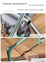 12 inch alloy square tube saw with 1 carbon steel saw blade The saw body can store the saw blade