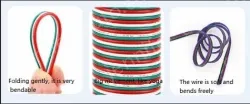 LED light connecting cable 18AWG*8 and (34/0.14TS)