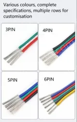 LED light connecting cable 18AWG*6 and (34/0.16TS)