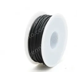 Silicone high temperature cable 28AWG Black