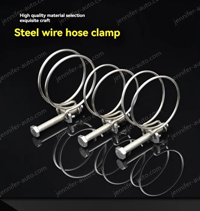 Double steel wire hose clamp 201 material 24-27*3 [wire diameter]