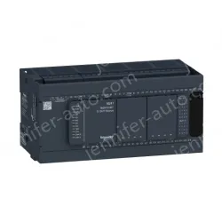 TM241C40T logic controller, Modicon M241, 40 IO, transistor, PNP