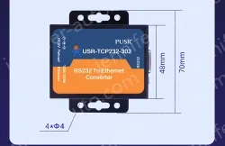 1 port RS232 to Ethernet