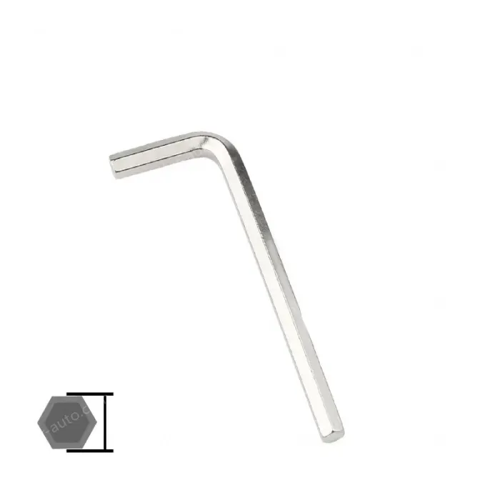 Nickel plated 8mm 2pcs flat head