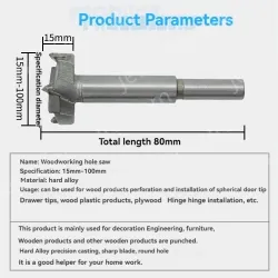Woodworking hole opener 100mm
