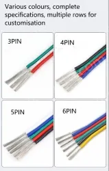 LED light connecting cable 18AWG*4 and (34/0.14TS)