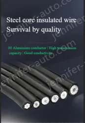 Steel core insulated wire 1KV*JKLGYJ-120/25