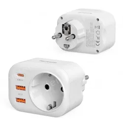 Germany France USB Wall Outlet Holder