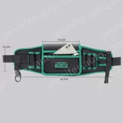 The belt bag can hold a mobile phone 1680D wear-resistant zipper