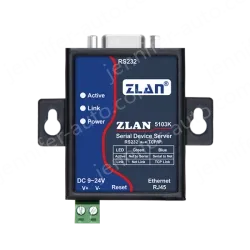 Rail/desktop serial server