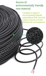 5 core 4 core 2 core sensor cable 20 AWG 2 pole