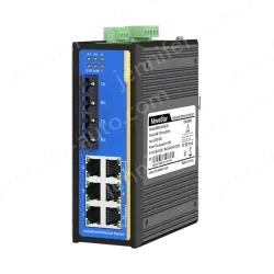 8 Ports 10/100M Din-Rail Managed Industrial Ethernet Switch