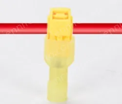 T3 yellow 2-4 square cord-T-type no-break wire terminal