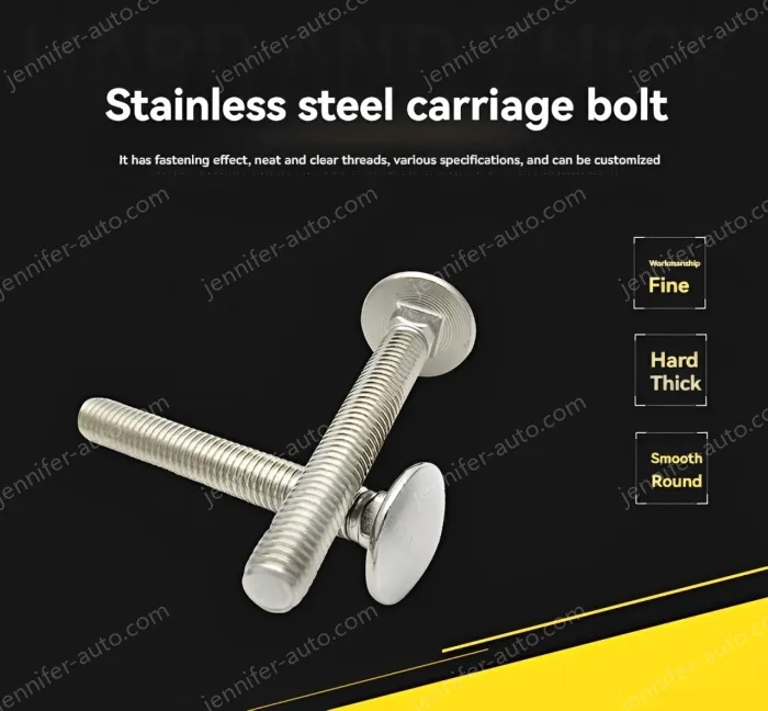 Big head carriage bolt M6*45