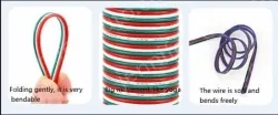 LED light connecting cable 26AWG*6 and (7/0.12TS)